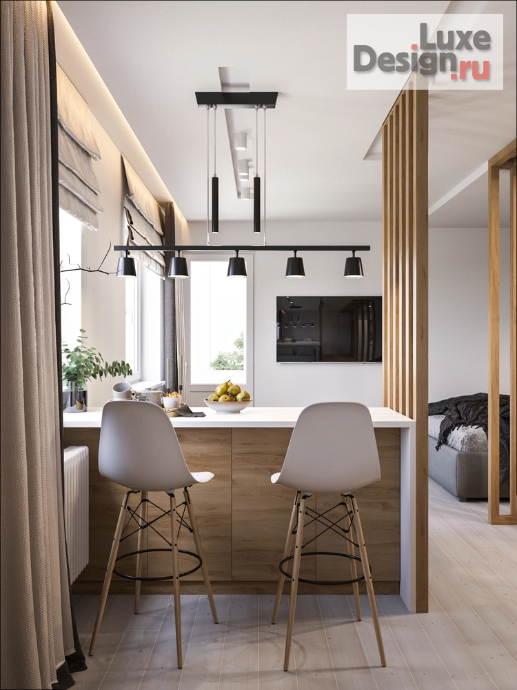 Дизайн интерьера однокомнатной квартиры "«ЯНТАРНЫЙ МЁД» " (фото 11)