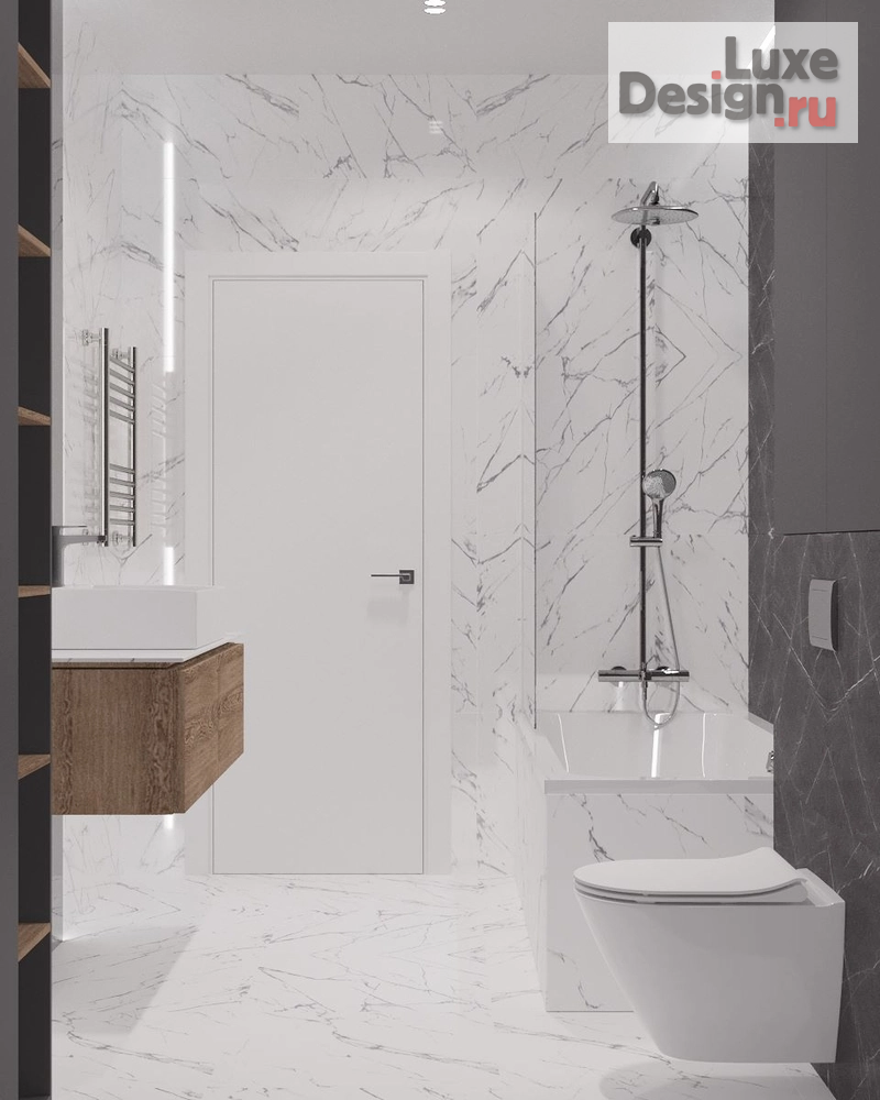 Дизайн интерьера ванной "Ванная комната" (фото 4)