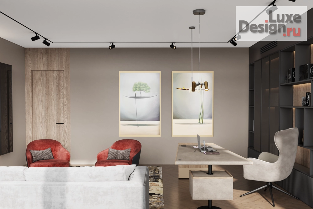 Дизайн интерьера кабинета "Кабинет частного дома" (фото 3)