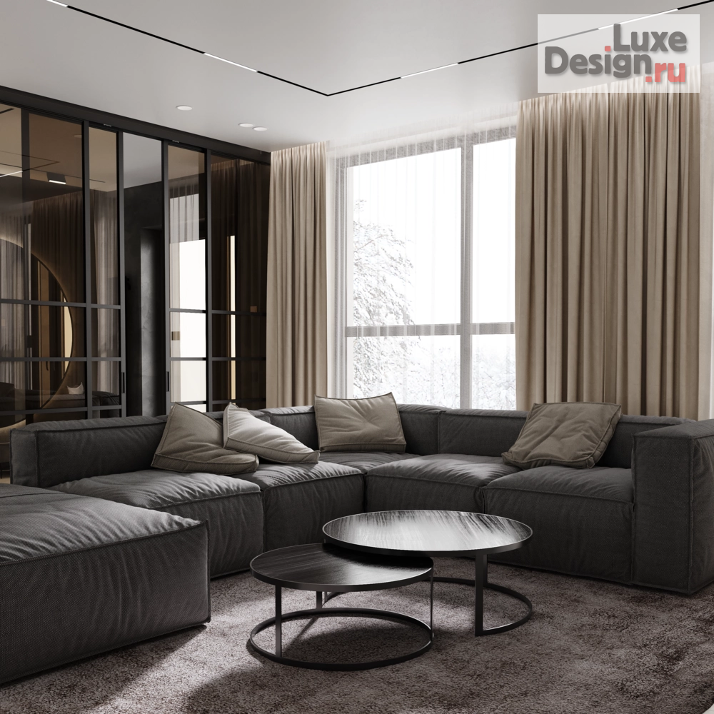 Дизайн интерьера частного дома "Гостиная в частном доме" (фото 3)