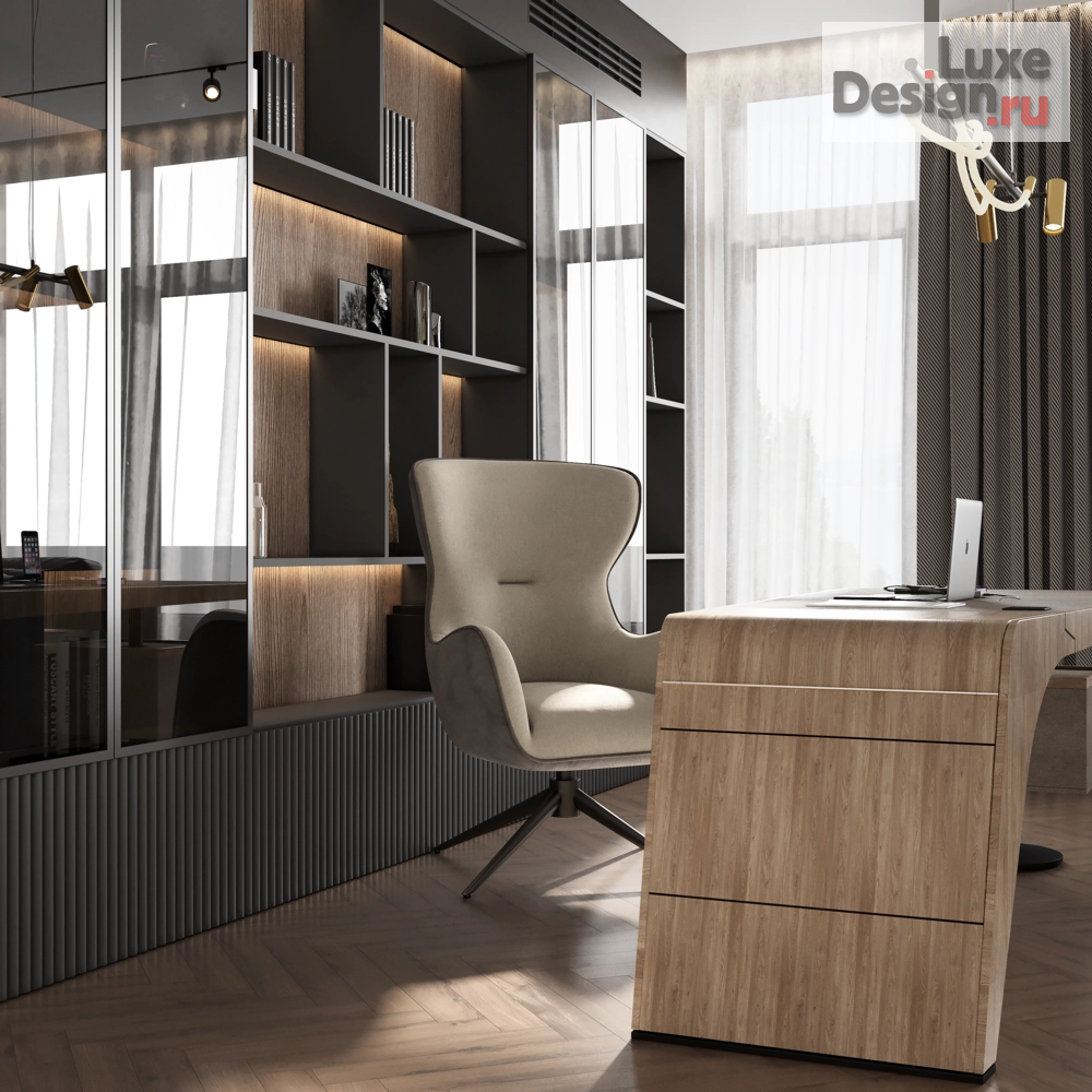 Дизайн интерьера кабинета "Кабинет частного дома" (фото 7)