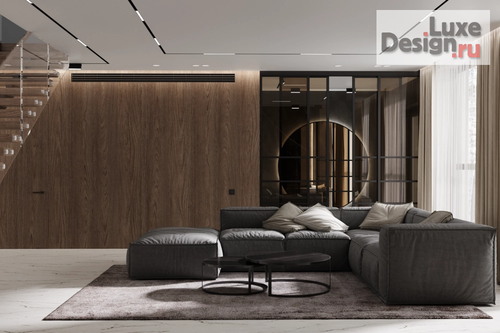 Дизайн интерьера частного дома "Гостиная в частном доме" (фото 2)