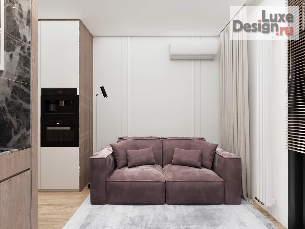 Дизайн интерьера квартиры студии "Инвест-квартира для сдачи в аренду" (фото 2)