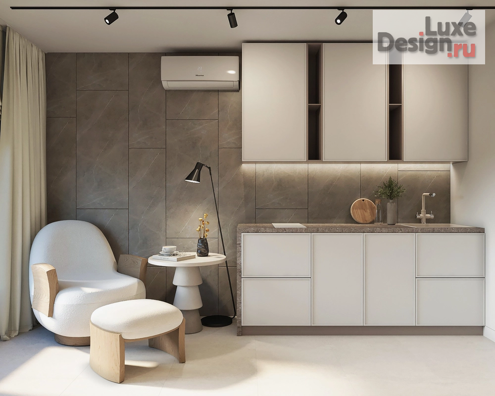 Дизайн интерьера квартиры "Минималистичный интерьер с природными акцентами" (фото 1)