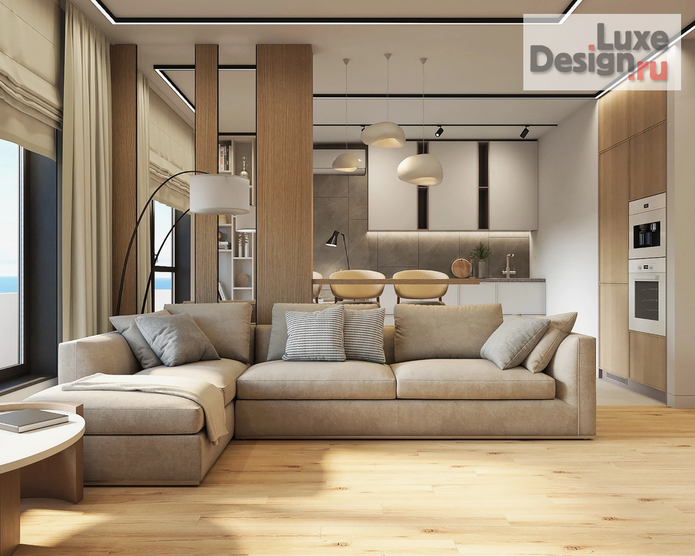 Дизайн интерьера квартиры "Минималистичный интерьер с природными акцентами" (фото 4)