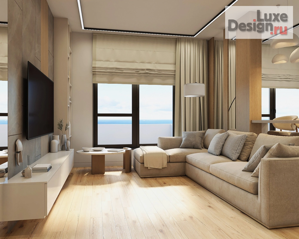 Дизайн интерьера квартиры "Минималистичный интерьер с природными акцентами" (фото 5)