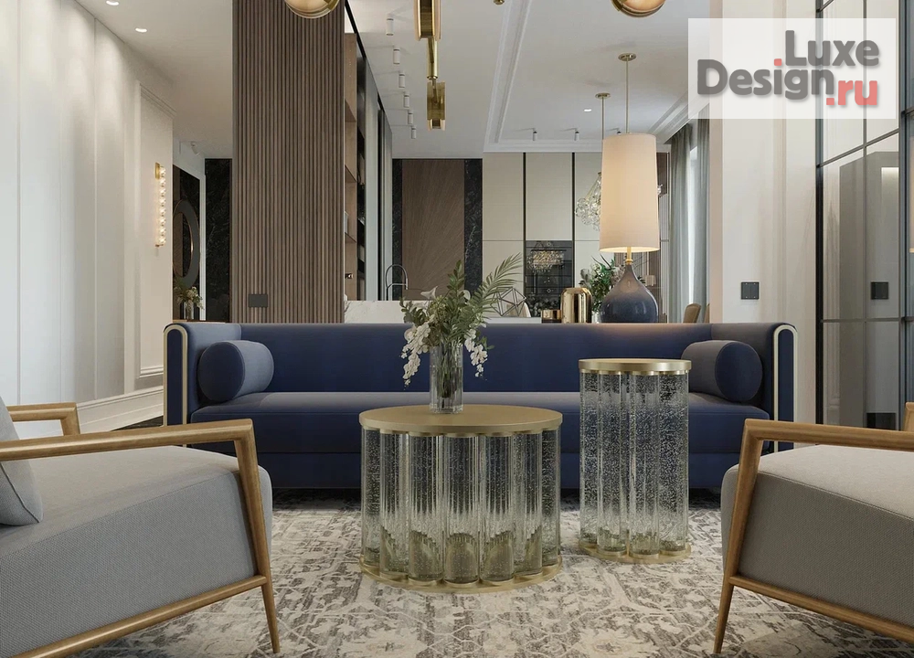 Дизайн интерьера квартиры "ЖК режиссер. Современная классика с акцентом на хранение" (фото 1)