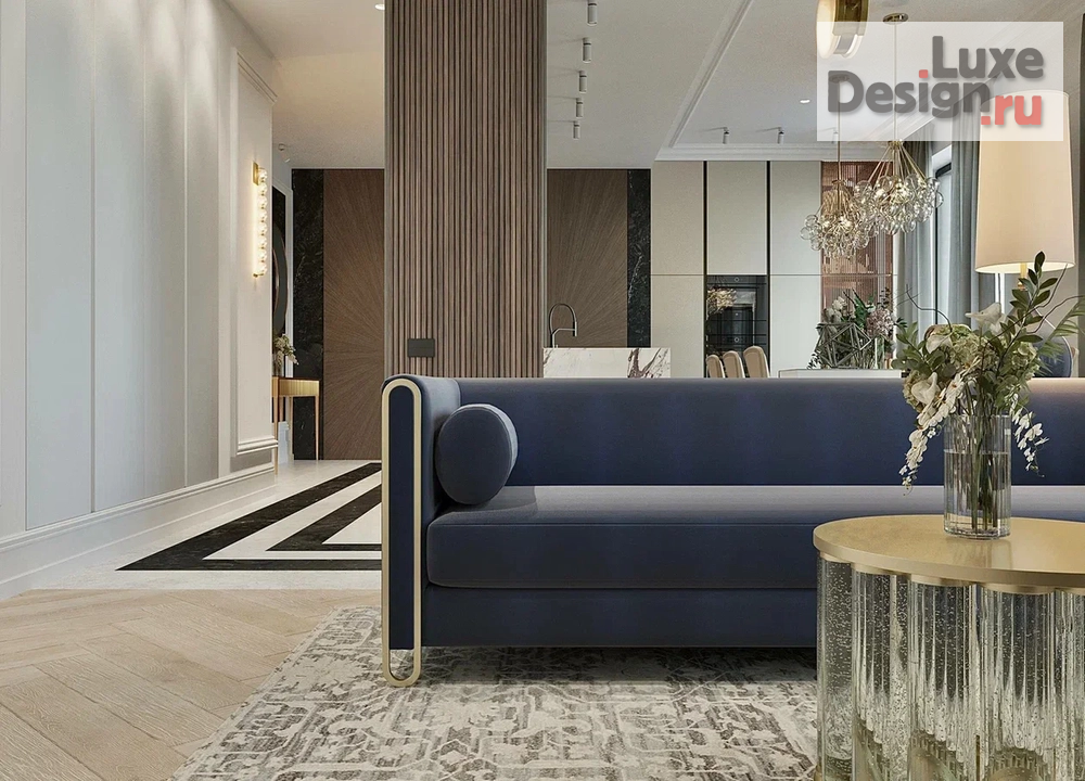 Дизайн интерьера квартиры "ЖК режиссер. Современная классика с акцентом на хранение" (фото 2)