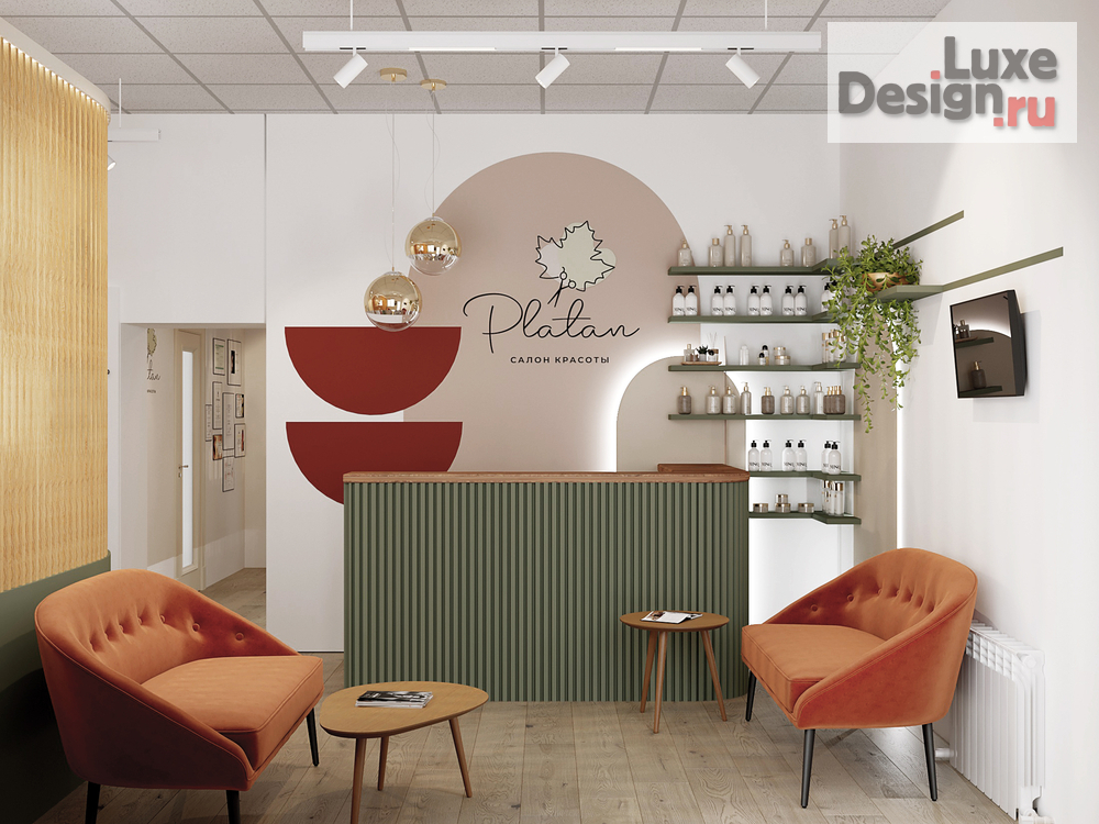 Дизайн интерьера салона красоты "Салон красоты "Платан" г. Сочи" (фото 1)