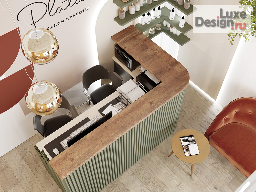 Дизайн интерьера салона красоты "Салон красоты "Платан" г. Сочи" (фото 2)