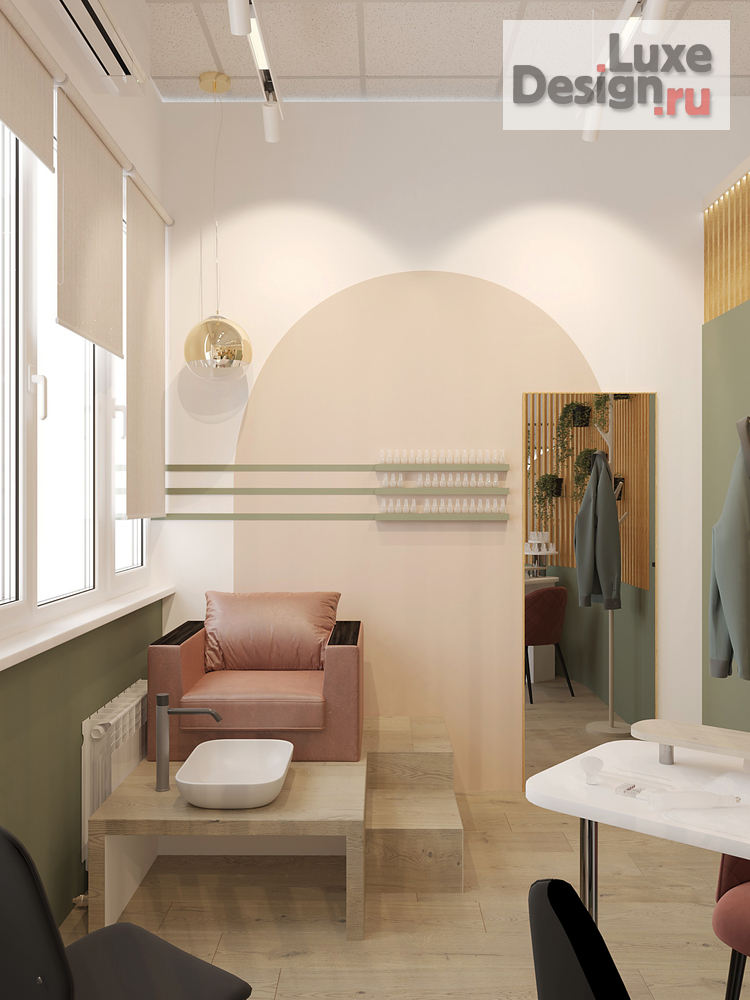 Дизайн интерьера салона красоты "Салон красоты "Платан" г. Сочи" (фото 14)