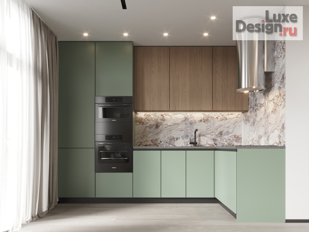 Дизайн интерьера однокомнатной квартиры "ЖК Альпийский квартал г. Сочи" (фото 1) от дизайнера Филимоненко Ольга Дизайн интерьера однокомнатной квартиры "ЖК Альпийский квартал г. Сочи" (фото 1)