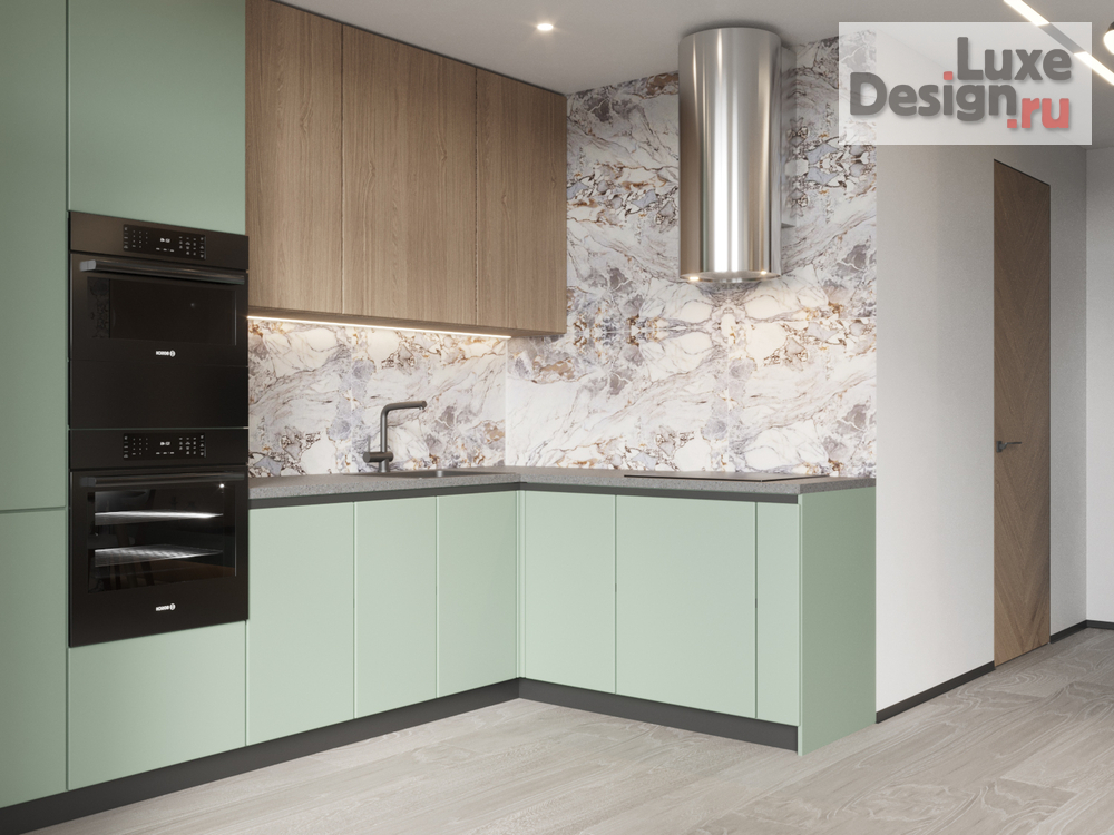 Дизайн интерьера однокомнатной квартиры "ЖК Альпийский квартал г. Сочи" (фото 3) от дизайнера Филимоненко Ольга Дизайн интерьера однокомнатной квартиры "ЖК Альпийский квартал г. Сочи" (фото 3)