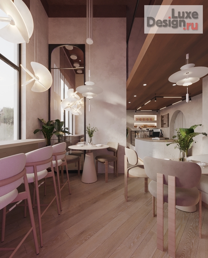 Дизайн интерьера кафе "Кондитерская "Сладосфера" г. Москва" (фото 5) от дизайнера Филимоненко Ольга Дизайн интерьера кафе "Кондитерская "Сладосфера" г. Москва" (фото 5)