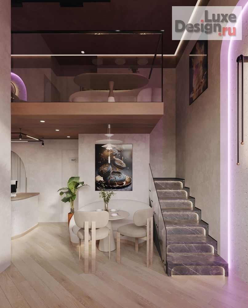 Дизайн интерьера кафе "Кондитерская "Сладосфера" г. Москва" (фото 6) от дизайнера Филимоненко Ольга Дизайн интерьера кафе "Кондитерская "Сладосфера" г. Москва" (фото 6)