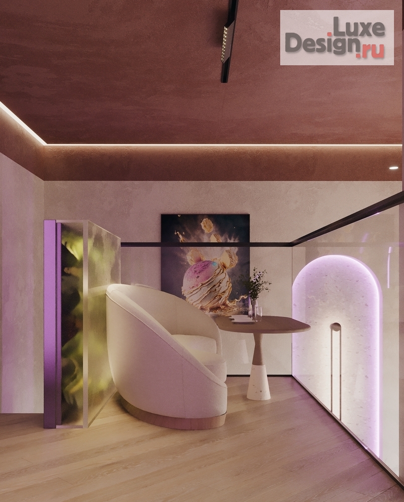 Дизайн интерьера кафе "Кондитерская "Сладосфера" г. Москва" (фото 7) от дизайнера Филимоненко Ольга Дизайн интерьера кафе "Кондитерская "Сладосфера" г. Москва" (фото 7)