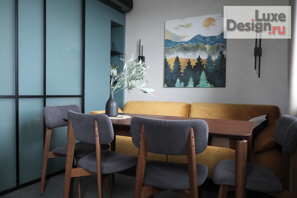 Дизайн интерьера однокомнатной квартиры "ЖК Фрукты г.Сочи" (фото 1) от дизайнера Филимоненко Ольга Дизайн интерьера однокомнатной квартиры "ЖК Фрукты г.Сочи" (фото 1)