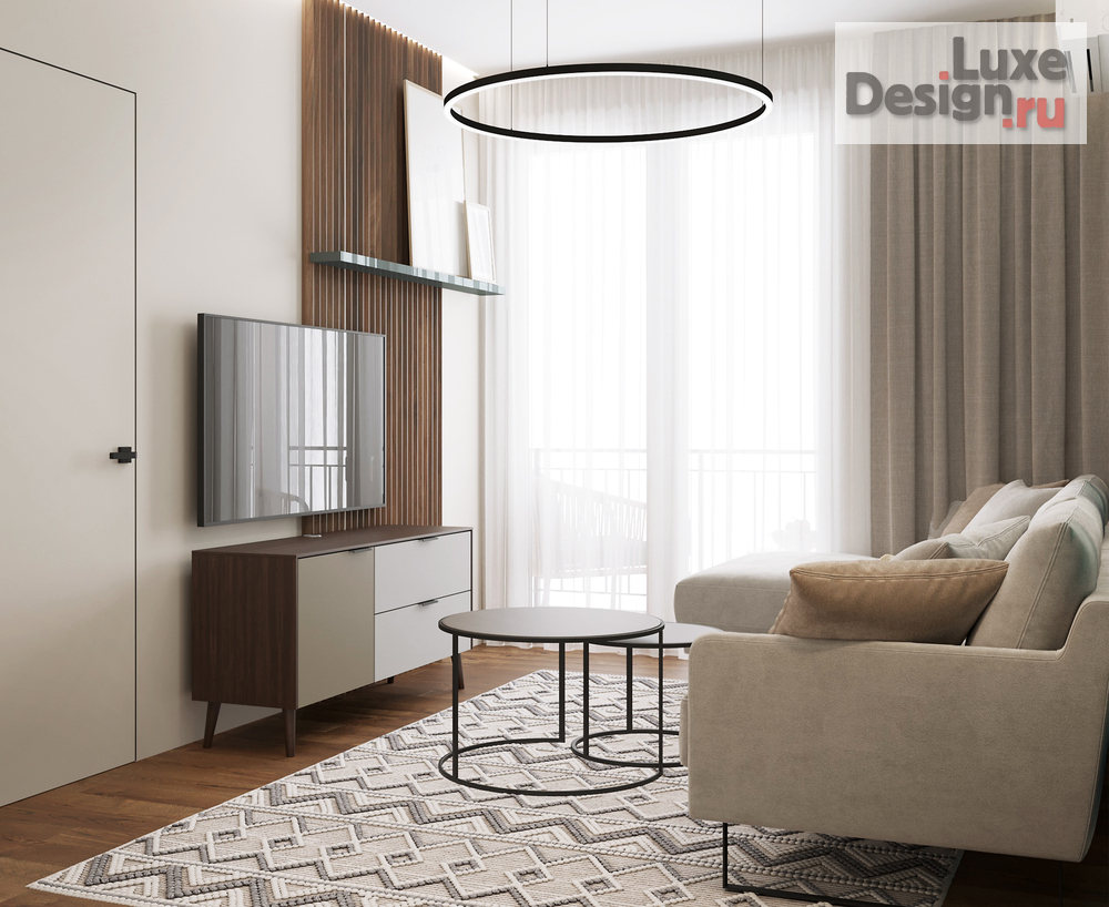 Дизайн интерьера однокомнатной квартиры "ЖК Фрукты г.Сочи" (фото 9) от дизайнера Филимоненко Ольга Дизайн интерьера однокомнатной квартиры "ЖК Фрукты г.Сочи" (фото 9)