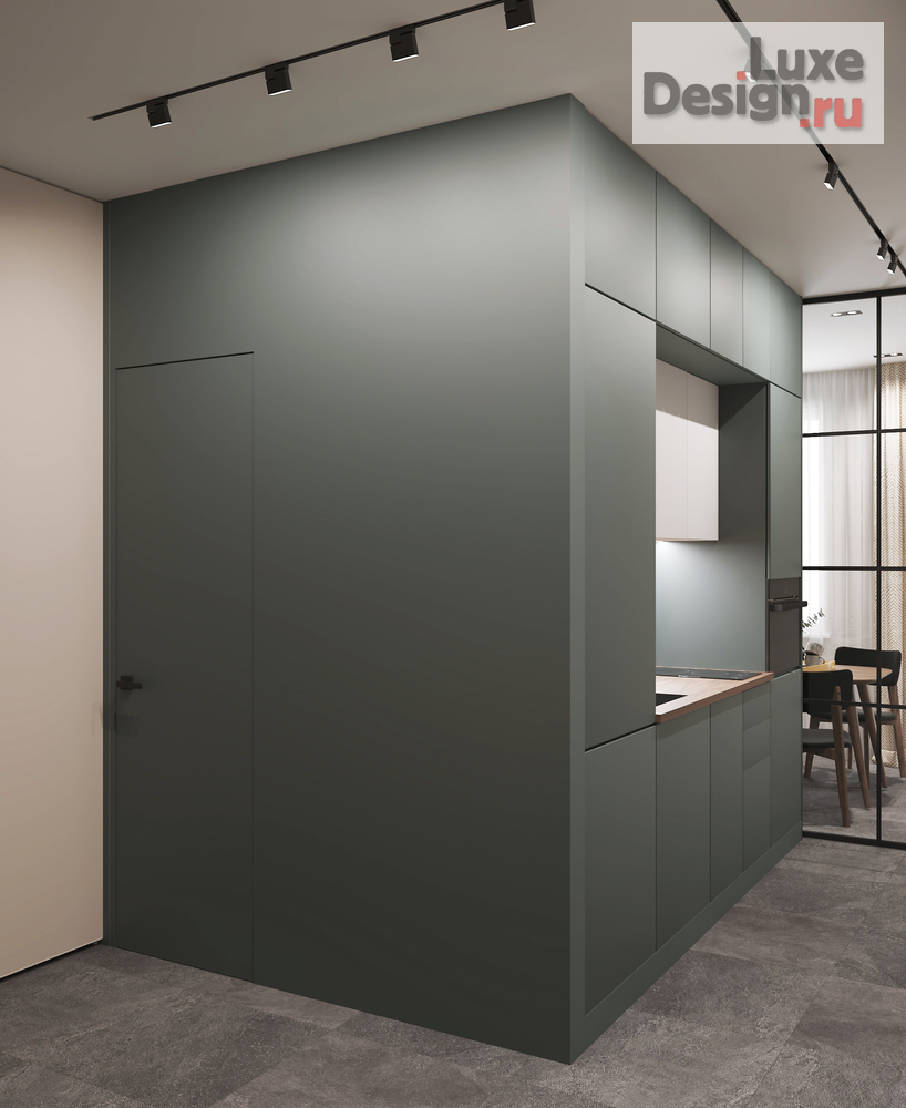 Дизайн интерьера однокомнатной квартиры "ЖК Фрукты г.Сочи" (фото 10) от дизайнера Филимоненко Ольга Дизайн интерьера однокомнатной квартиры "ЖК Фрукты г.Сочи" (фото 10)