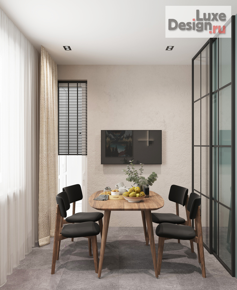 Дизайн интерьера однокомнатной квартиры "ЖК Фрукты г.Сочи" (фото 11) от дизайнера Филимоненко Ольга Дизайн интерьера однокомнатной квартиры "ЖК Фрукты г.Сочи" (фото 11)