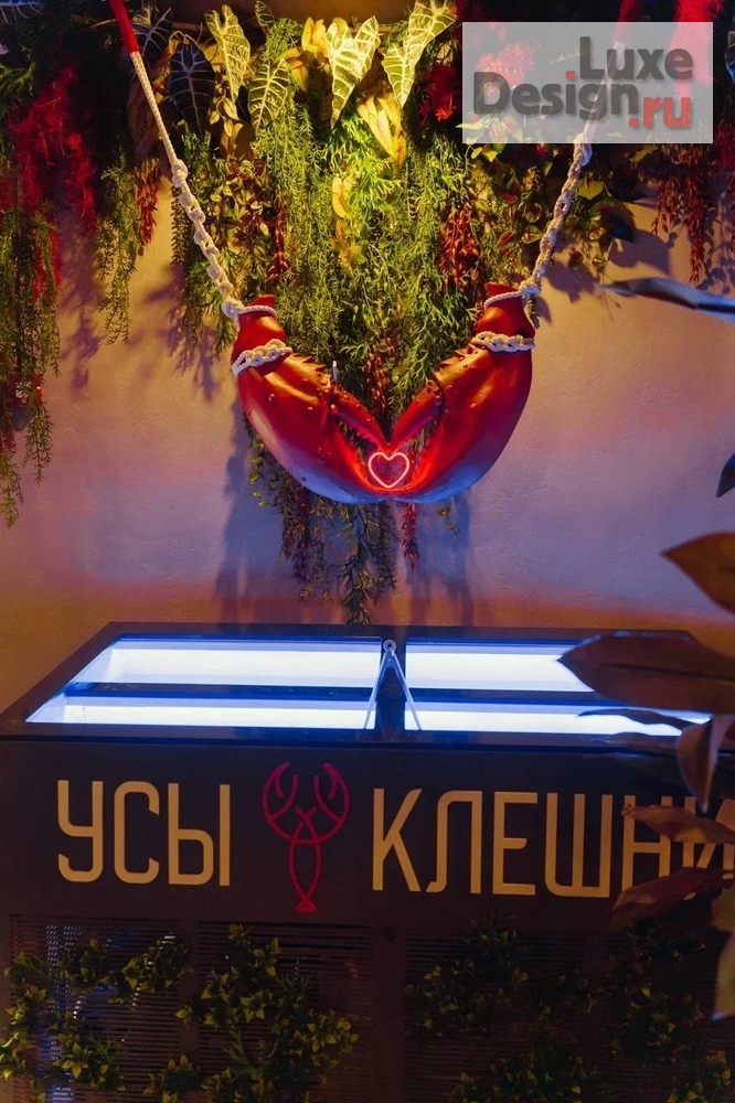 Дизайн интерьера кафе "Раковарня "Усы и Клешни"" (фото 8)