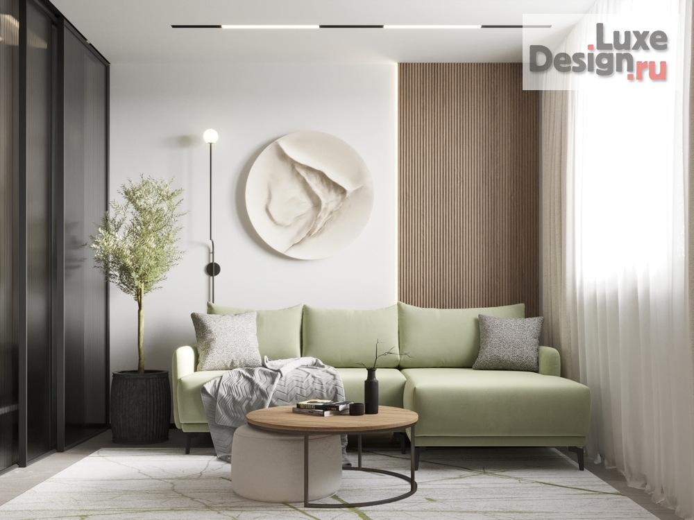 Дизайн интерьера однокомнатной квартиры "ЖК Альпийский квартал г. Сочи" (фото 10) от дизайнера Филимоненко Ольга Дизайн интерьера однокомнатной квартиры "ЖК Альпийский квартал г. Сочи" (фото 10)