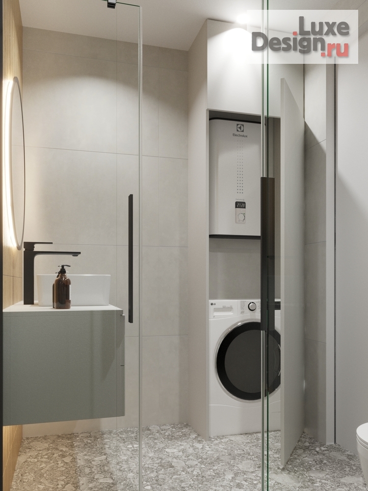 Дизайн интерьера однокомнатной квартиры "ЖК Альпийский квартал г. Сочи" (фото 12) от дизайнера Филимоненко Ольга Дизайн интерьера однокомнатной квартиры "ЖК Альпийский квартал г. Сочи" (фото 12)