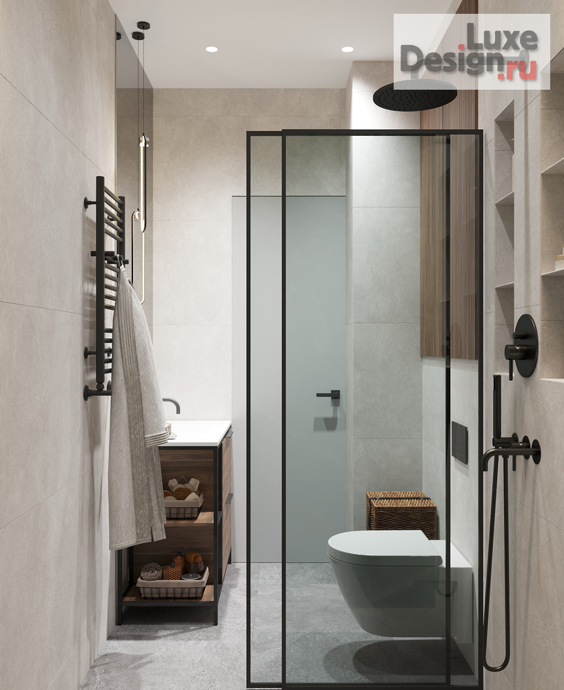 Дизайн интерьера однокомнатной квартиры "ЖК Фрукты г.Сочи" (фото 21)