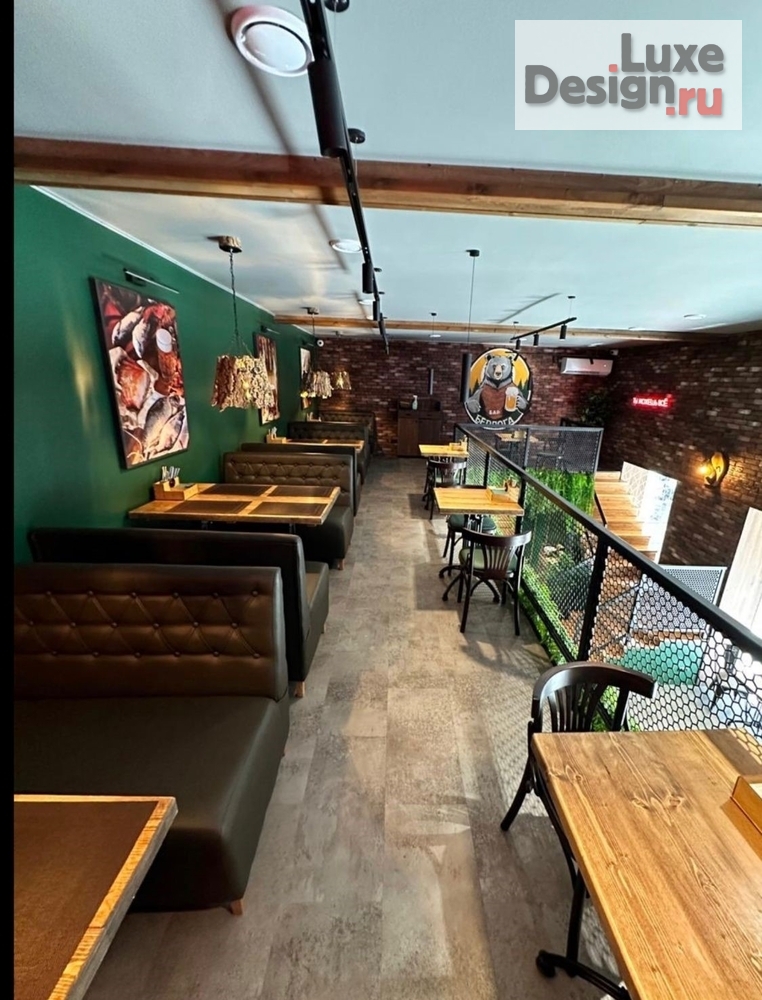 Дизайн интерьера кафе "Пивной бар "Берлога" г. Сочи" (фото 10)