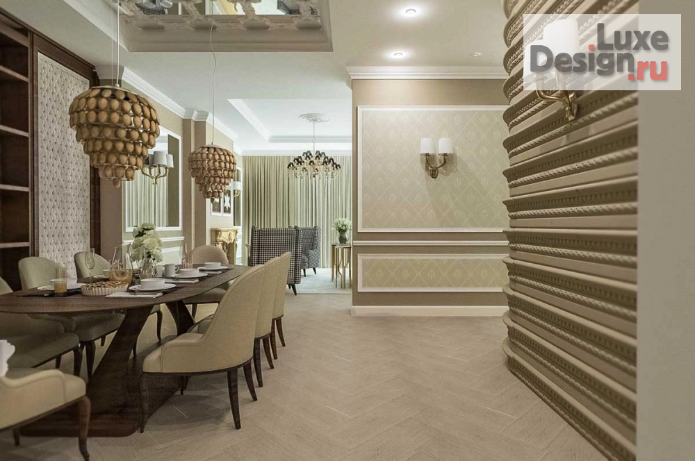 Дизайн интерьера коттеджа "Трехэтажный дом в ЖК "Лазурный Берег"" (фото 2)