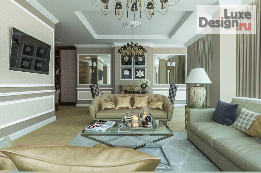 Дизайн интерьера коттеджа "Трехэтажный дом в ЖК "Лазурный Берег"" (фото 3)