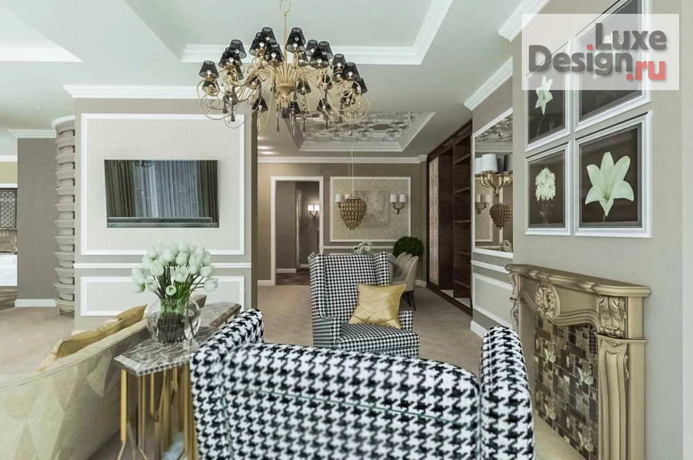 Дизайн интерьера коттеджа "Трехэтажный дом в ЖК "Лазурный Берег"" (фото 5)