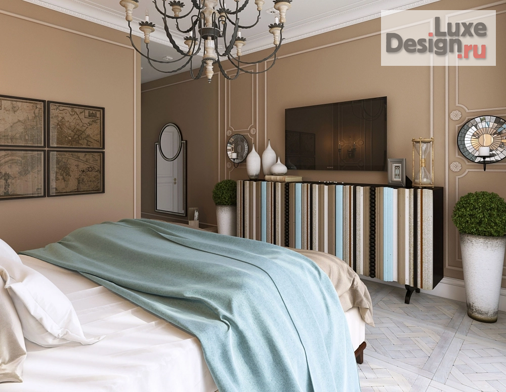 Дизайн интерьера квартиры "Дизайн квартиры с мужским характером жк "Идеал Хаус" 112 кв.м." (фото 10)