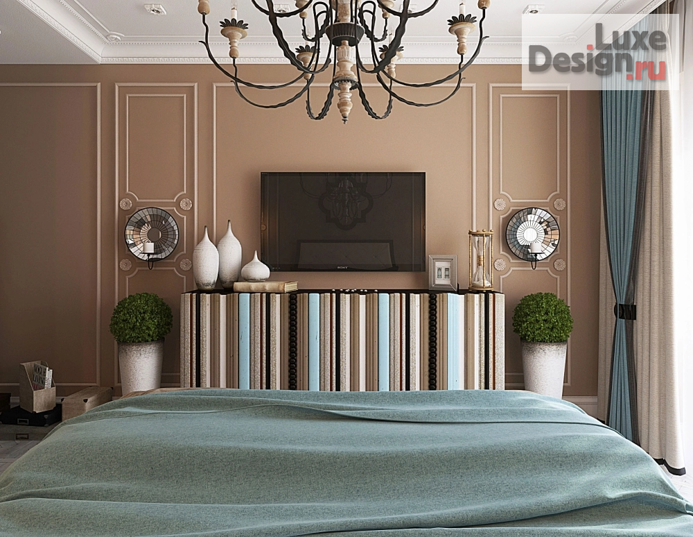 Дизайн интерьера квартиры "Дизайн квартиры с мужским характером жк "Идеал Хаус" 112 кв.м." (фото 11)