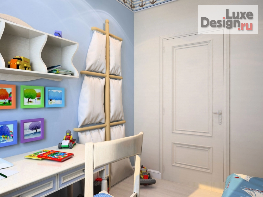 Дизайн интерьера квартиры "Дизайн квартиры с мужским характером жк "Идеал Хаус" 112 кв.м." (фото 16)