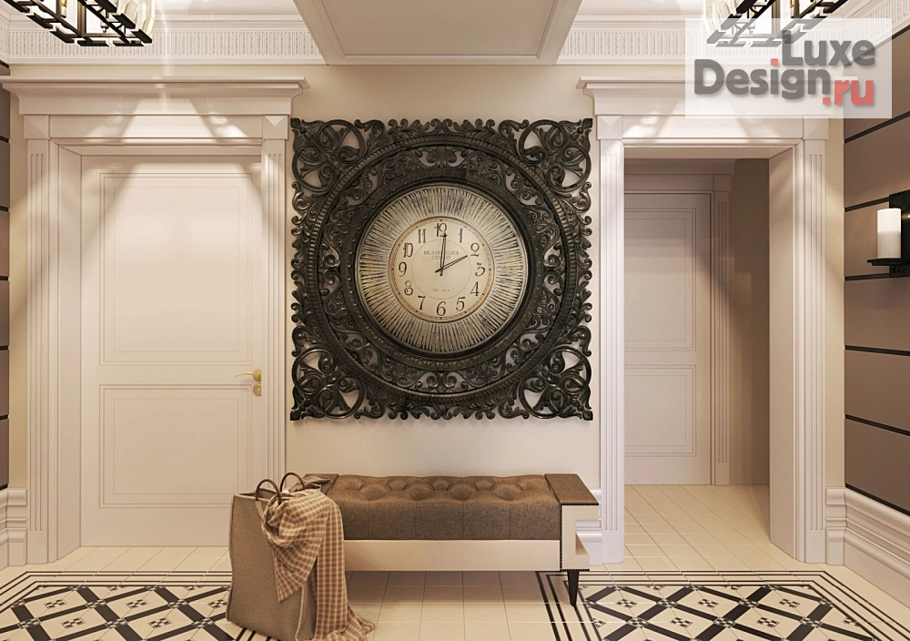 Дизайн интерьера квартиры "Дизайн квартиры с мужским характером жк "Идеал Хаус" 112 кв.м." (фото 3)