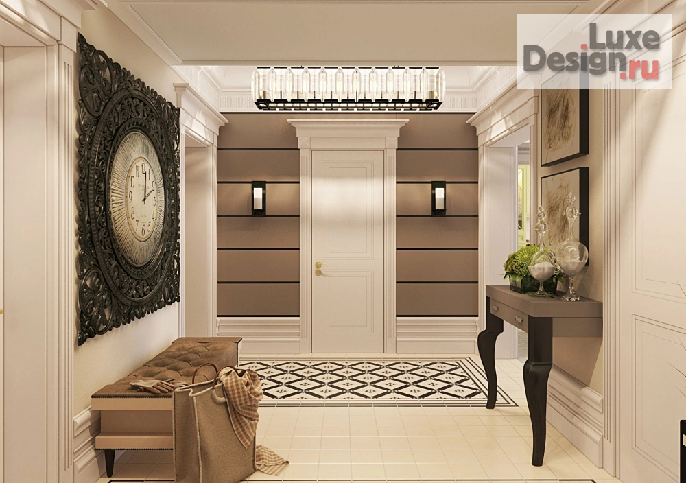 Дизайн интерьера квартиры "Дизайн квартиры с мужским характером жк "Идеал Хаус" 112 кв.м." (фото 5)