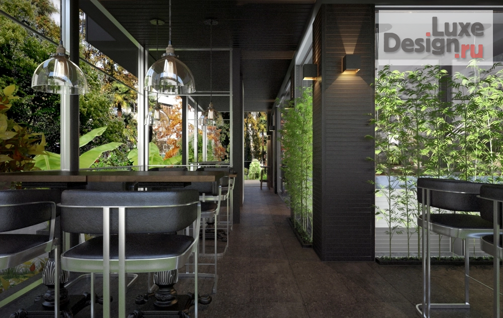 Дизайн интерьера кафе "Устричный бар в Сочи" (фото 3)