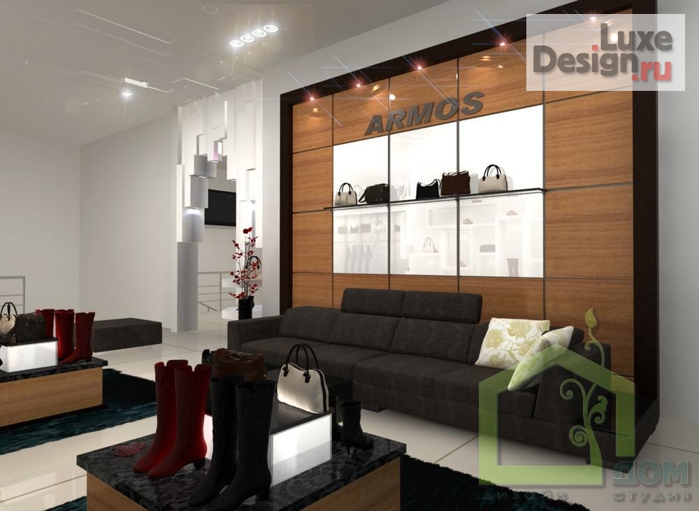 Дизайн интерьера бутика "Проект обувного салона" (фото 1)