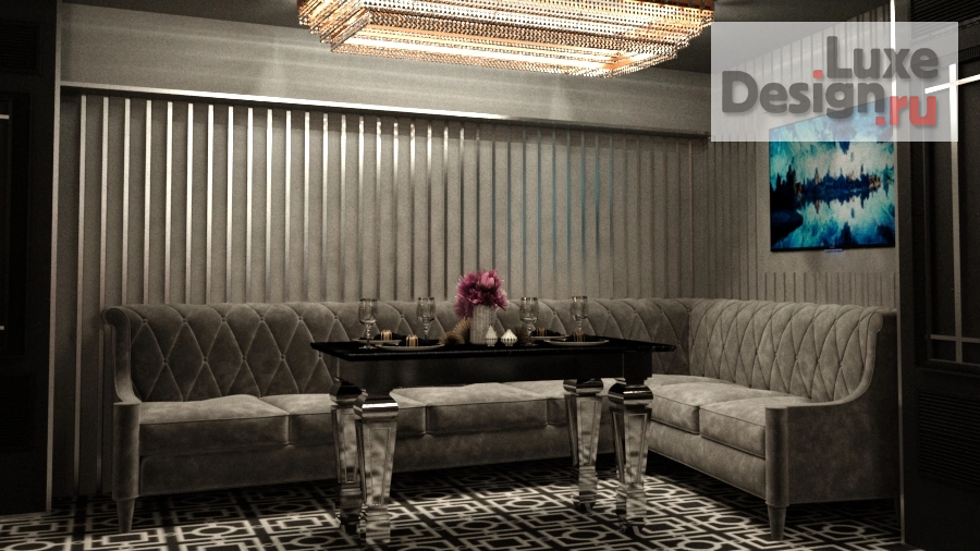 Дизайн интерьера кафе "Кафе г.Москва. Сретенский бульвар" (фото 3)