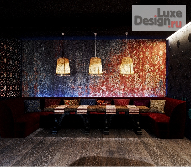 Дизайн интерьера ресторана "Проект кафе в г.Каменск-Уральский" (фото 2)