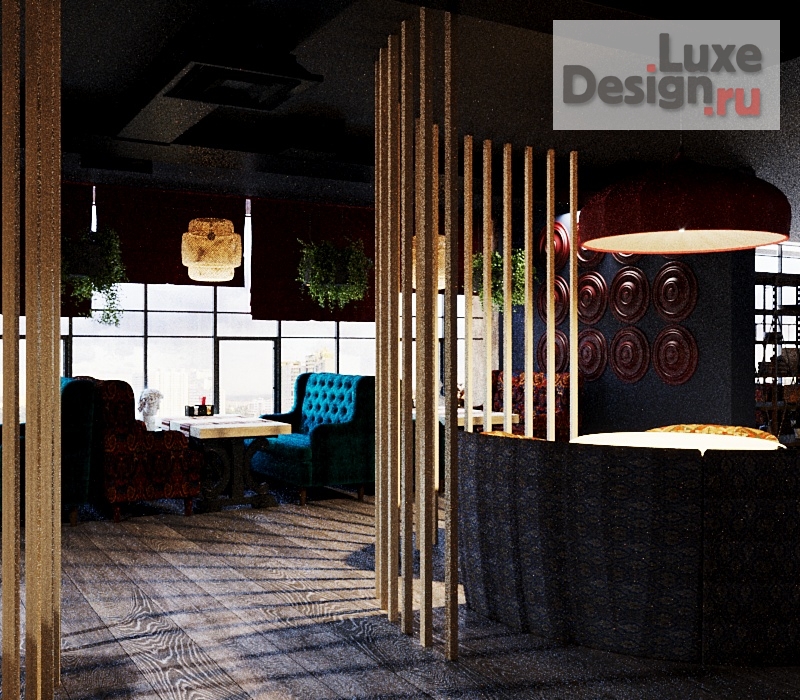 Дизайн интерьера ресторана "Проект кафе в г.Каменск-Уральский" (фото 3)