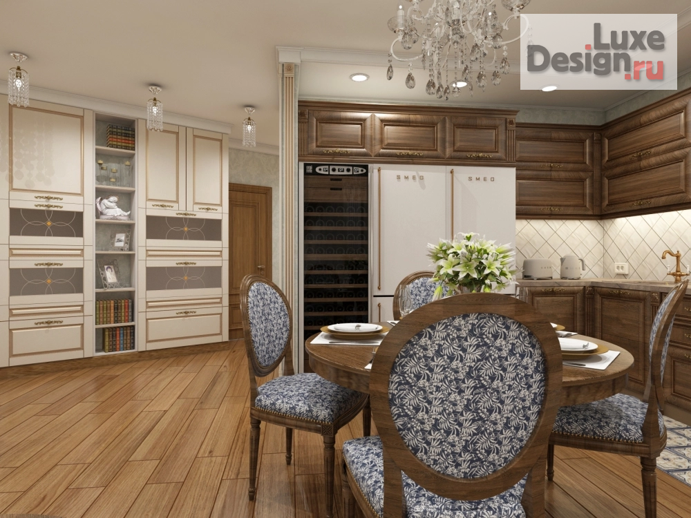 Дизайн интерьера трехкомнатной квартиры "Квартира ЖК "Оникс"" (фото 4)