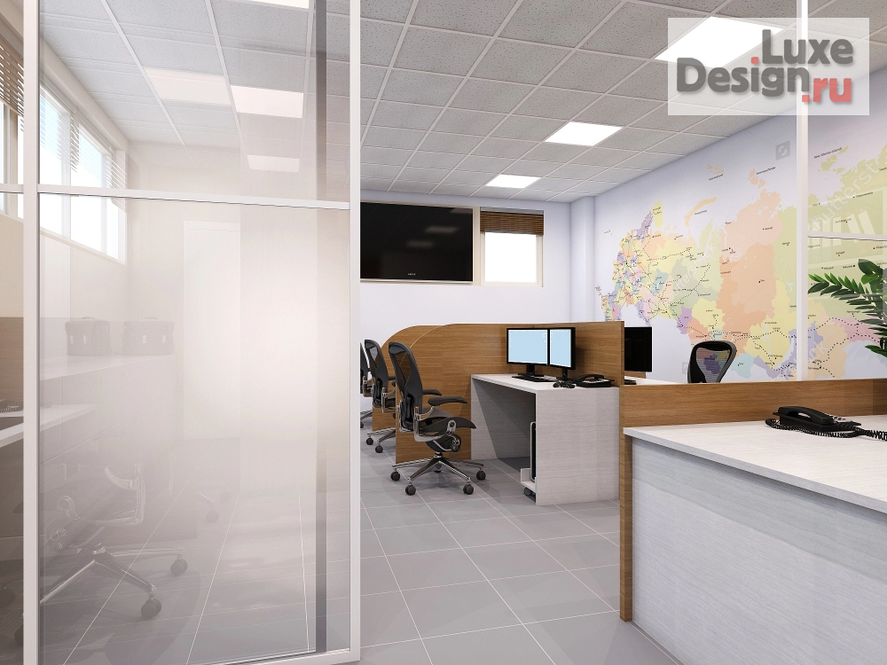 Дизайн интерьера офиса "Call-center" (фото 2)