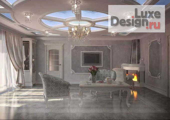 Дизайн интерьера квартиры "Классический светлый интерьер с элементами прованса" (фото 2)