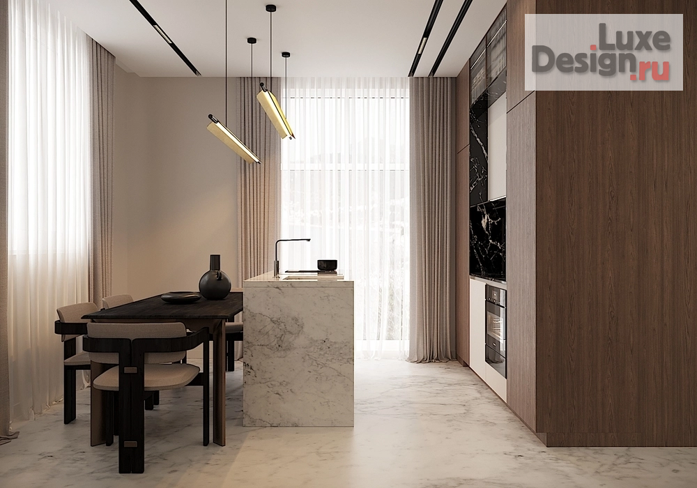 Дизайн интерьера квартиры "с акцентами на дизайнерском освещении" (фото 3) от дизайнера Rokha Interiors Дизайн интерьера квартиры "с акцентами на дизайнерском освещении" (фото 3)