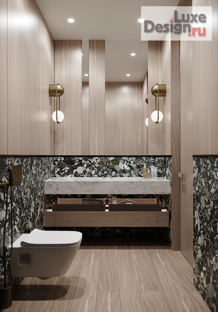 Дизайн интерьера двухкомнатной квартиры "Дизайн квартиры с совмещенной гостиной и столовой" (фото 6)