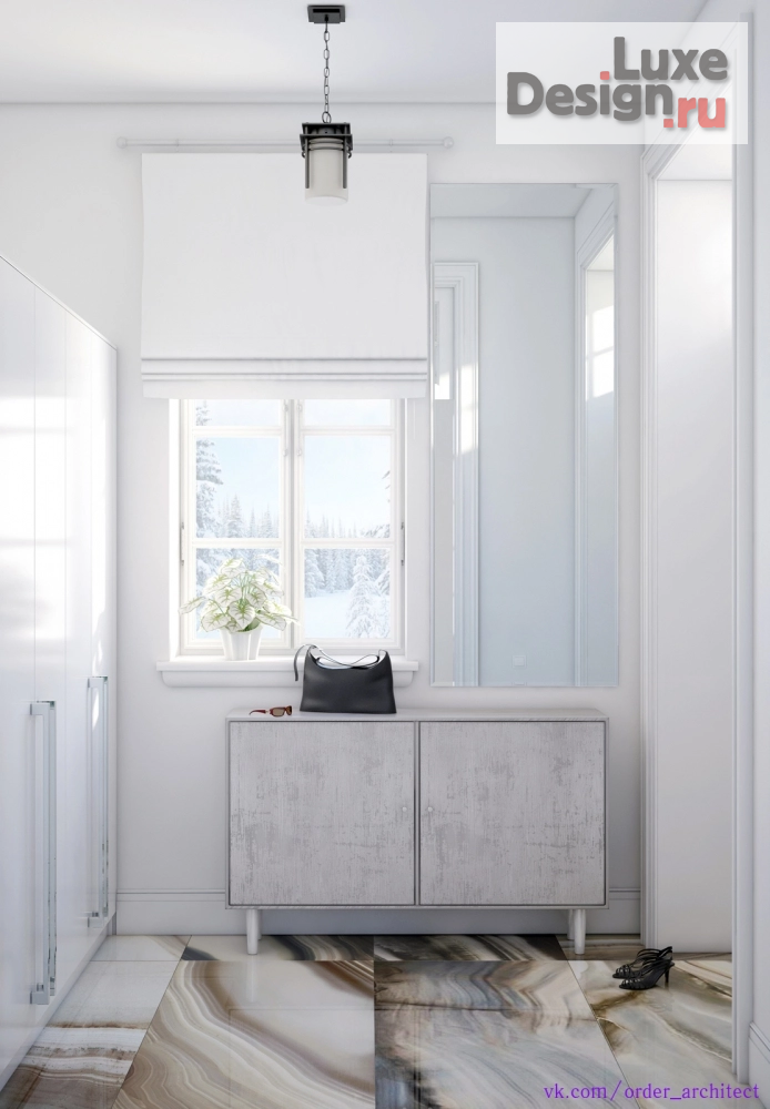 Дизайн интерьера загородного дома "Белый интерьер." (фото 7)