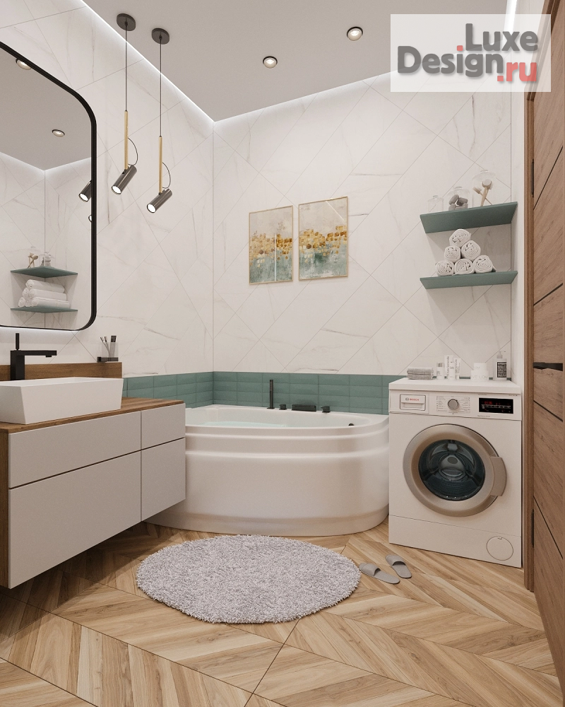 Дизайн интерьера ванной "Дизайн ванной комнаты" (фото 3)