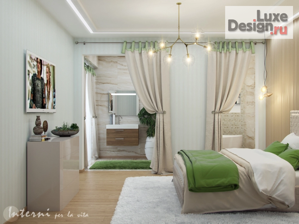 Дизайн интерьера коттеджа "Воздух" (фото 3)